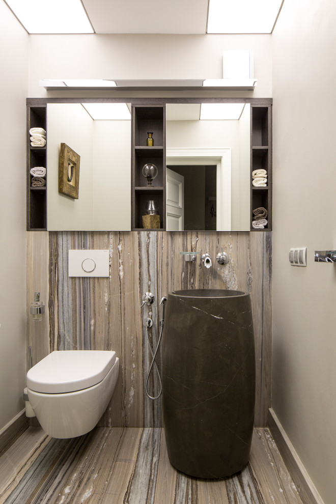 Античный минимализм - квартира на Арбате 85 м2