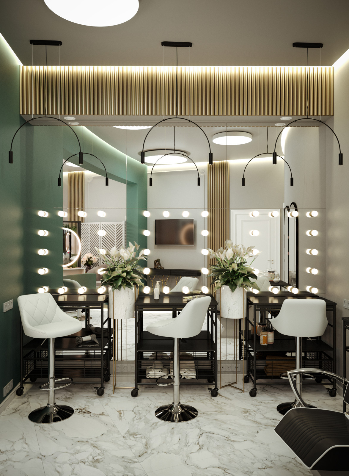 Амазонка. Салон красоты / Визуализации.