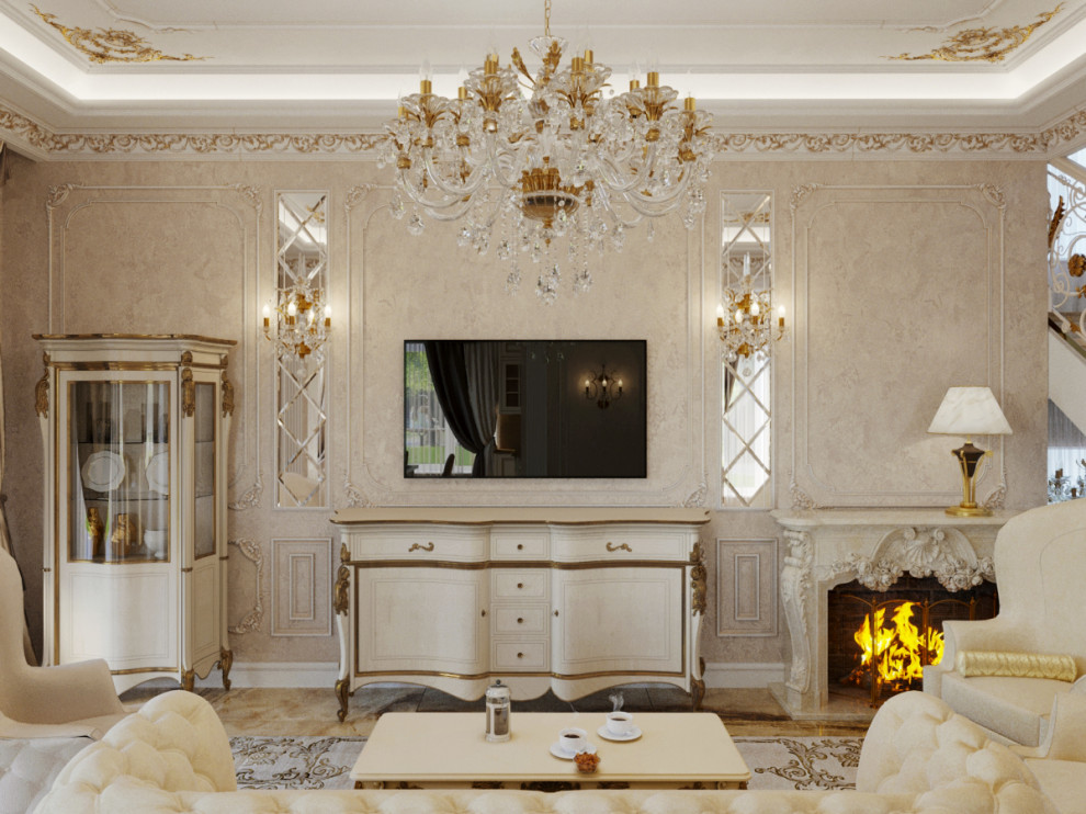 Дизайн интерьера загородного дома в классическом стиле