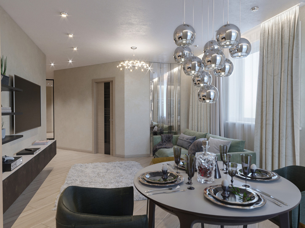 Дизайн квартиры-студии в ЖК Европейский