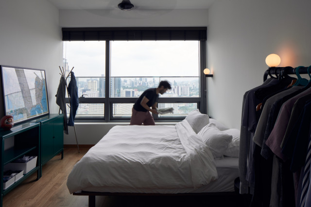 SC | Condominium eklektisk-sovevaerelse