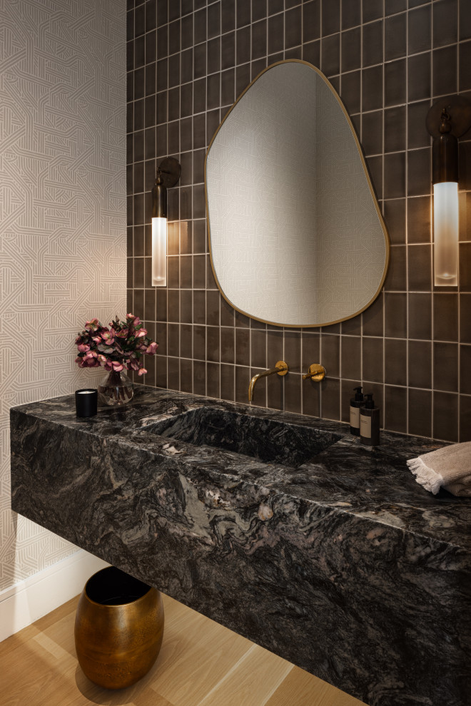 Potomac New Build - Modern - Powder Room - DC Metro - by Ella Scott ...