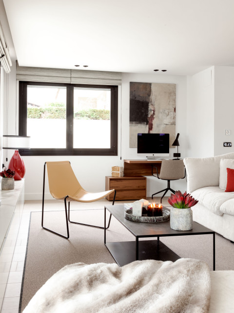 VIVIENDA UNIFAMILIAR BERMEO coastal-living-room