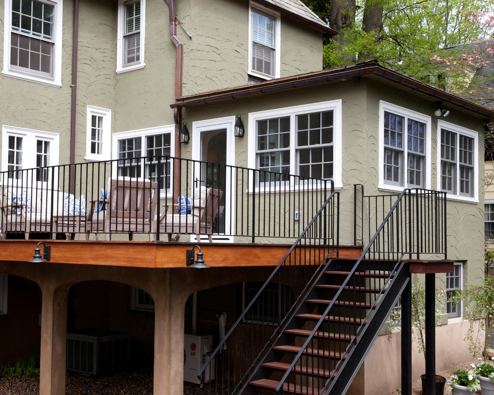 This is an example of a deck in Bridgeport.