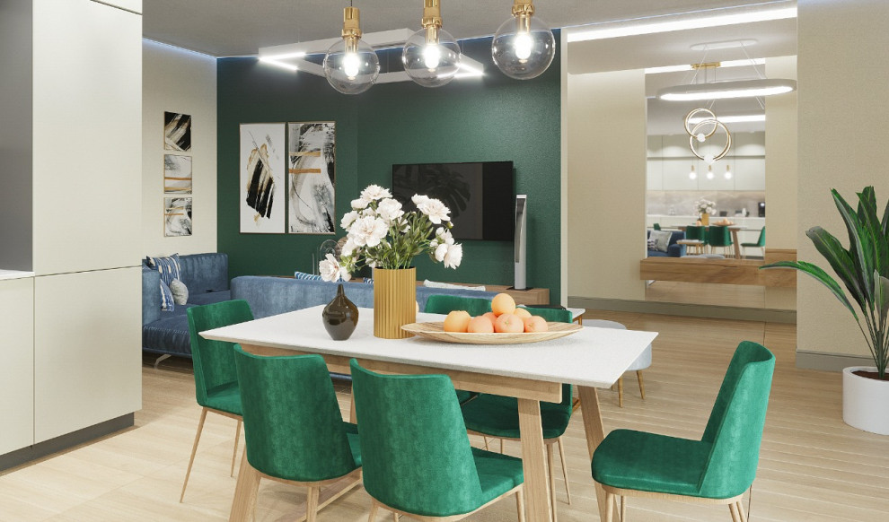 Гостиная-прихожая. Анапа, ул. Шевченко