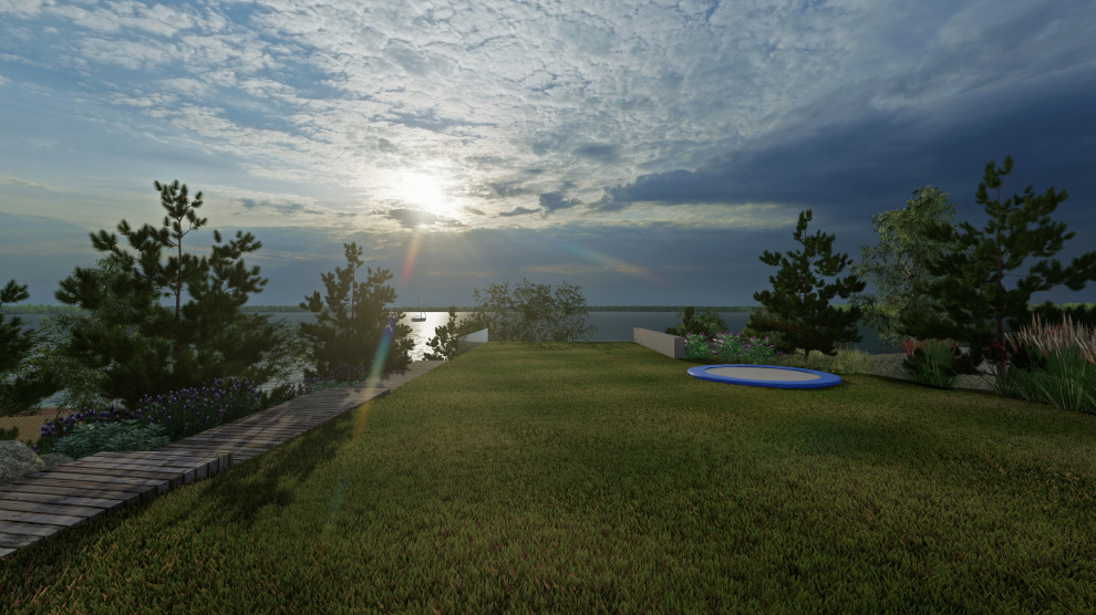 Ландшафт участка д.М.Куяш