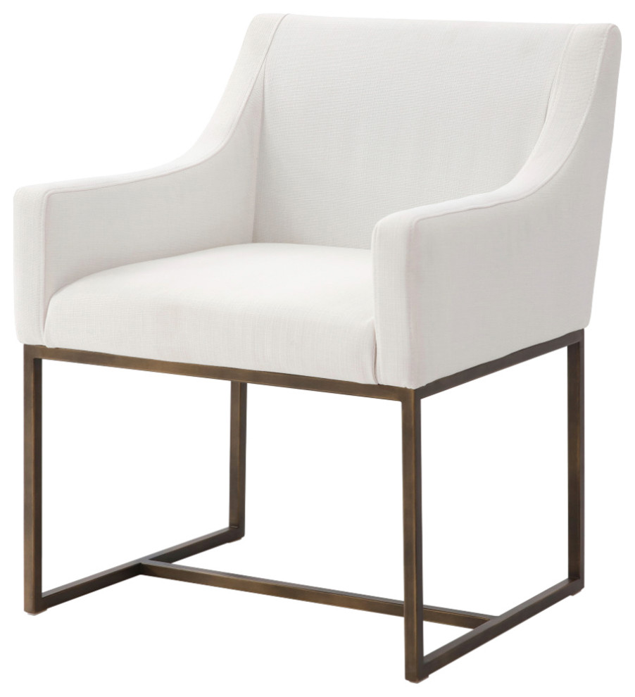 white arm dining chairs