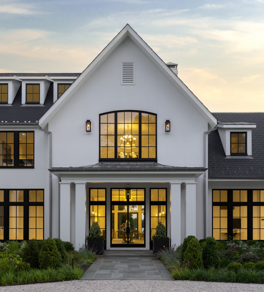 Inspiration for a transitional home design remodel in Baltimore