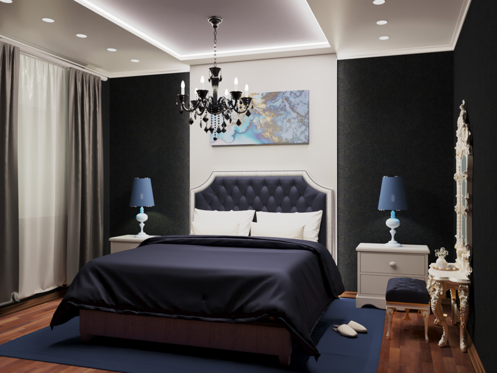 Спальня в стиле современного барокко