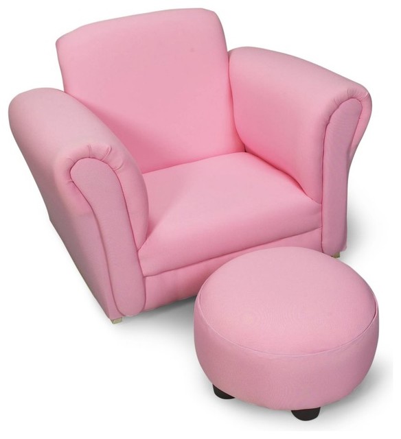 Upholstered Rocker with Ottoman - 6715B