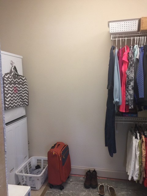 Walk-in Closet & Laundry area in Moore, SC