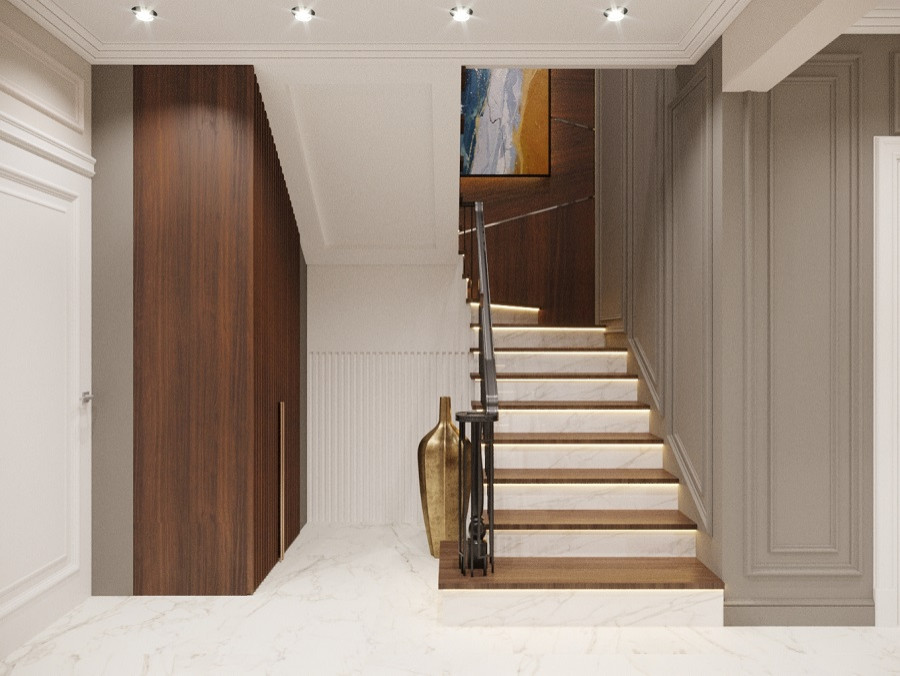 Дизайн-проект двухуровневой квартиры в Севастополе