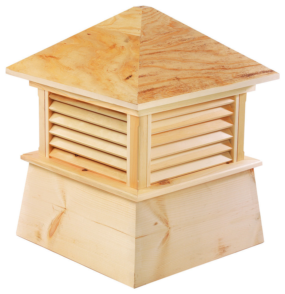 Good Directions Kent Vinyl Cupola with Wood Roof 18 x 22