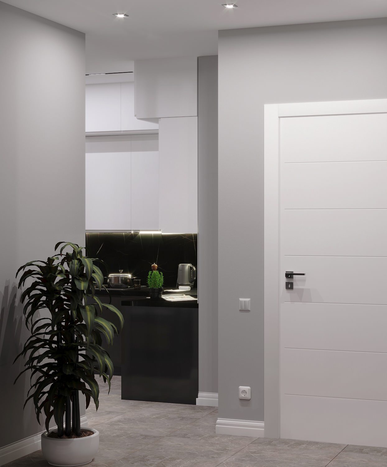 Прихожая, 7 кв.м., ЖК Вершина