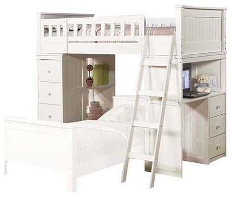 Willoughby Loft Bed Transitional, Acme Bunk Beds