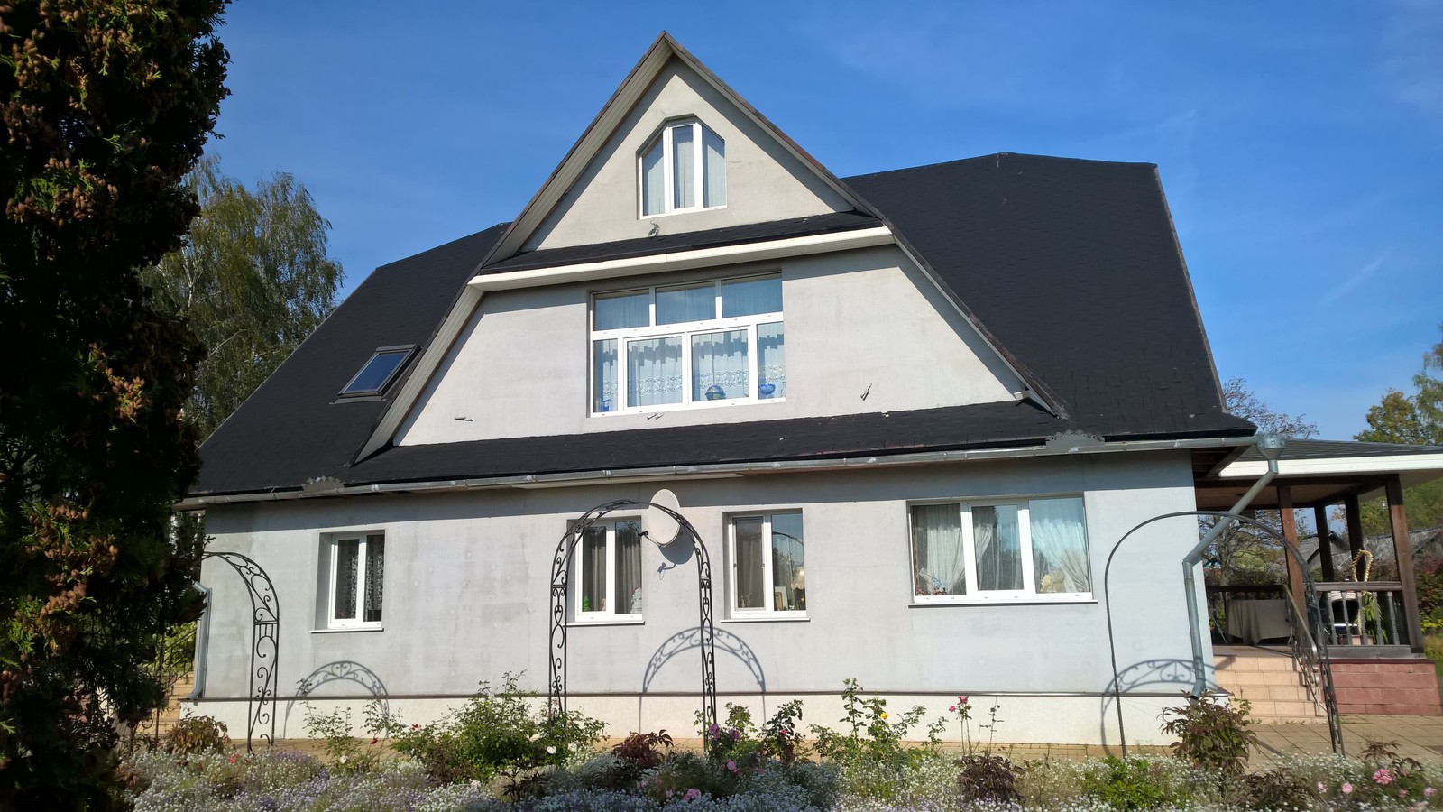 Проект фасада загородного дома