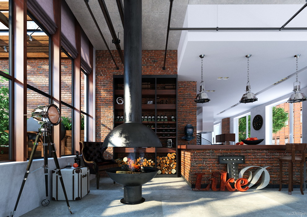 Лофт для молодого человека / Gentleman's Loft