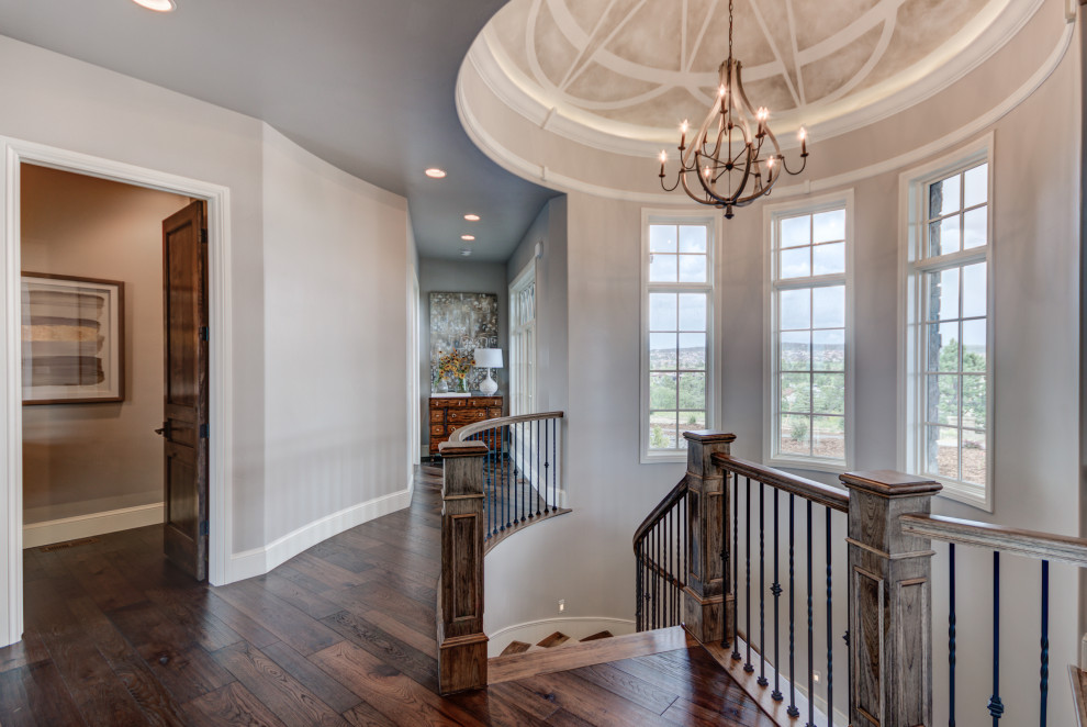 Inspiration for a transitional home design remodel in Denver