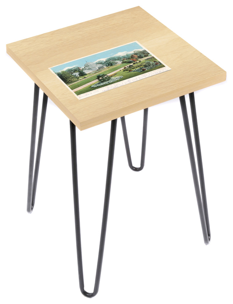 Golden Vistas, Conservatory Side Table, 15", 15" Contemporary Side