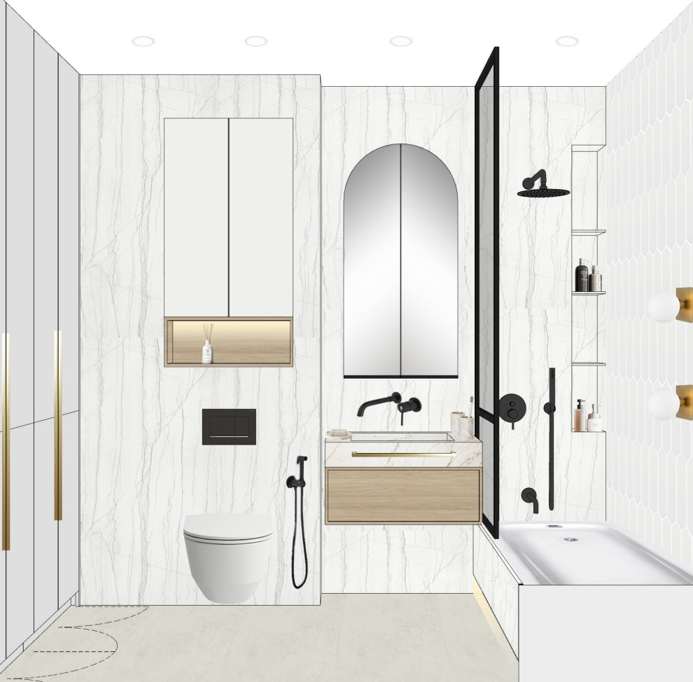 Коллажи квартиры для Алины ЖК Новый Лесснер. 2024