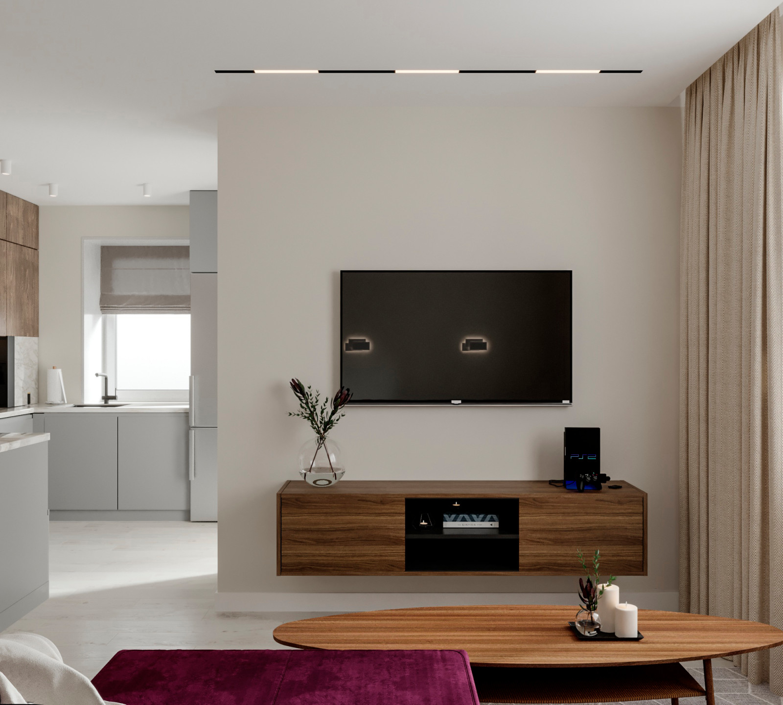 Четырехкомнатная квартира в Мегаполисе