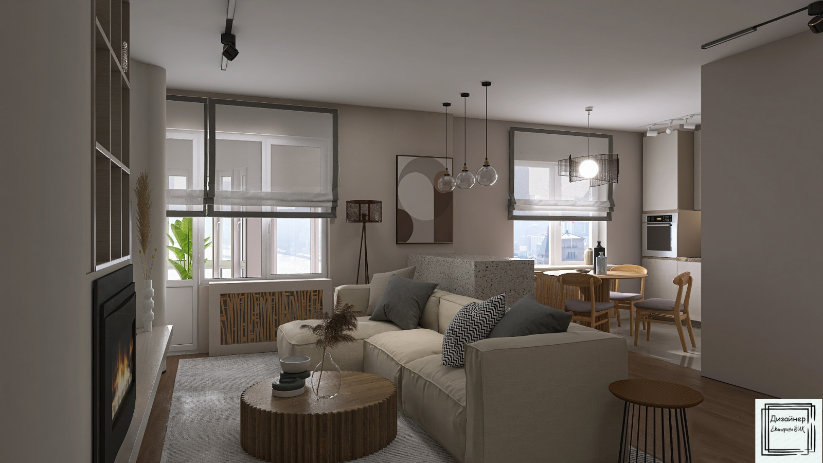 Кухня-гостиная