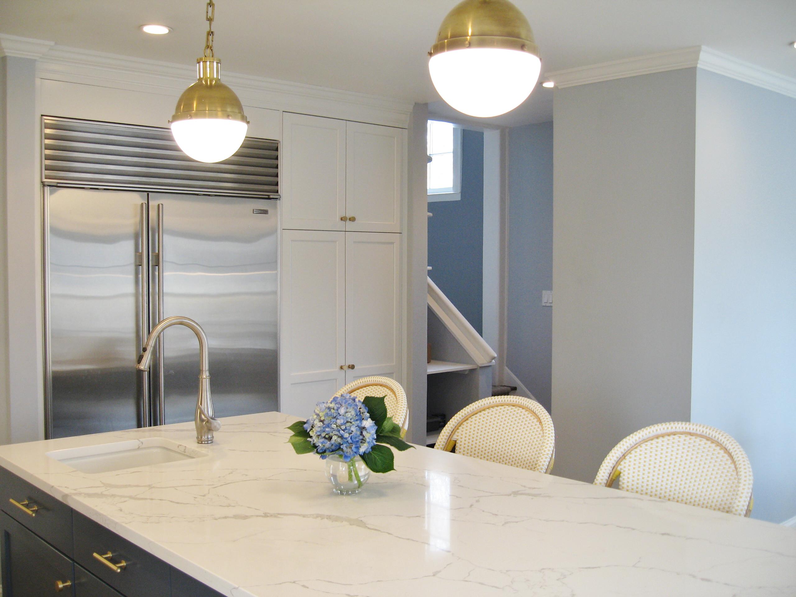 White, Blue and Brass in Bronxville