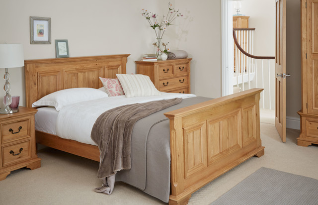 edinburgh solid oak bedroom - traditional - bedroom - wiltshire -