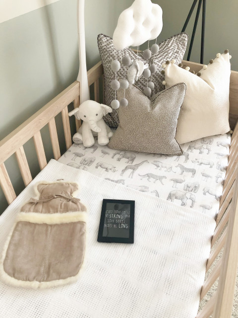 Safari Chic Nursery modern-kids
