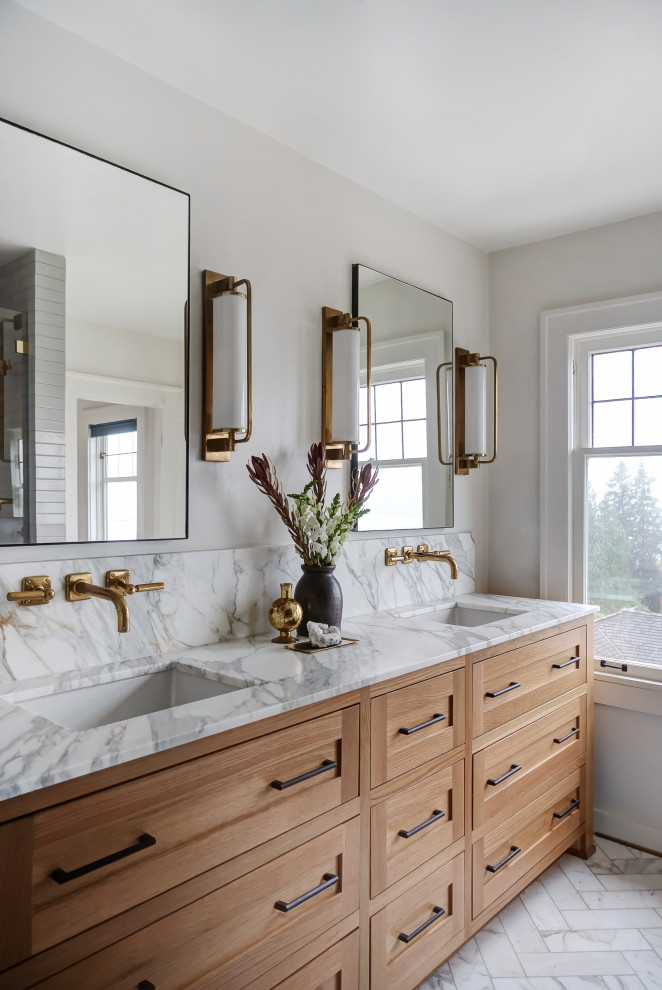 Laurelhurst Revival Transitional Bathroom Seattle by Jessica Nelson Design Houzz