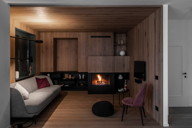 Casa LC modern-vardagsrum