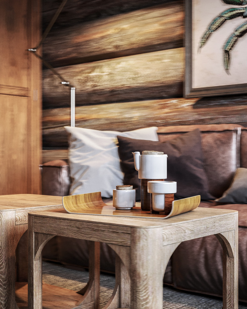 Дом из кело. Спальня студента