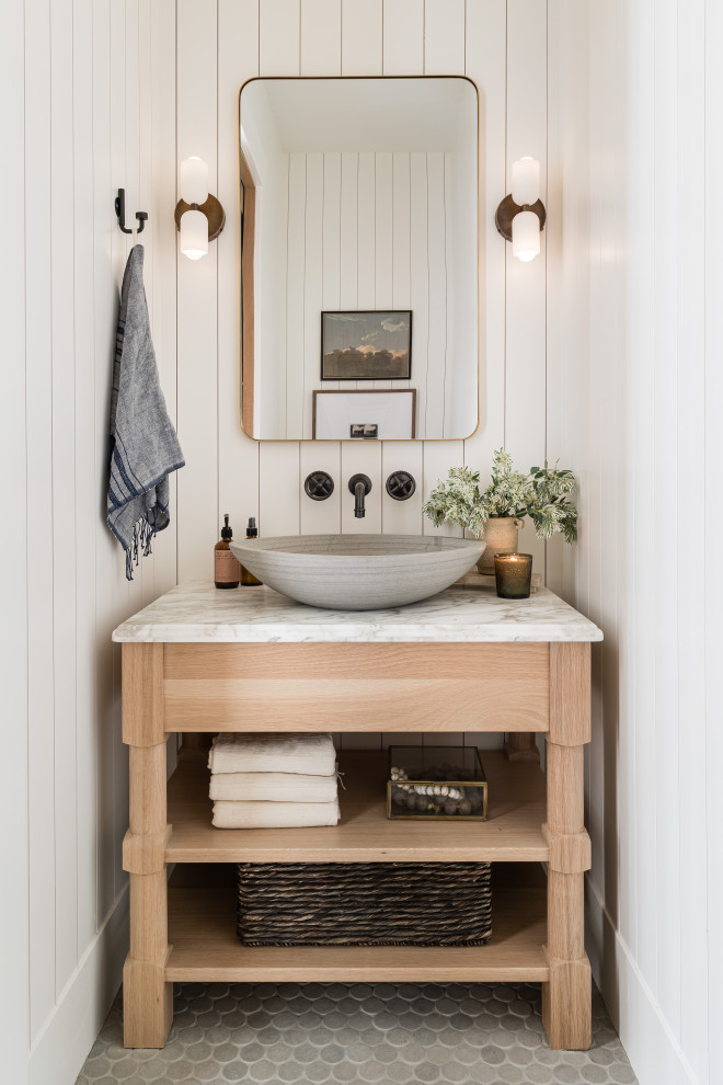Flint Hills - Transitional - Powder Room - Orange County - by Pure Salt ...