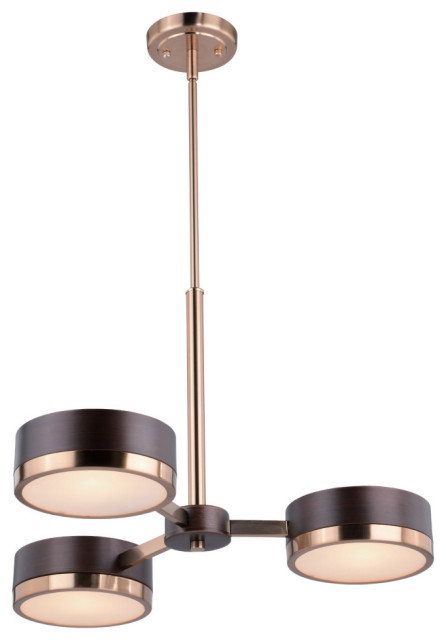 modern bronze chandelier