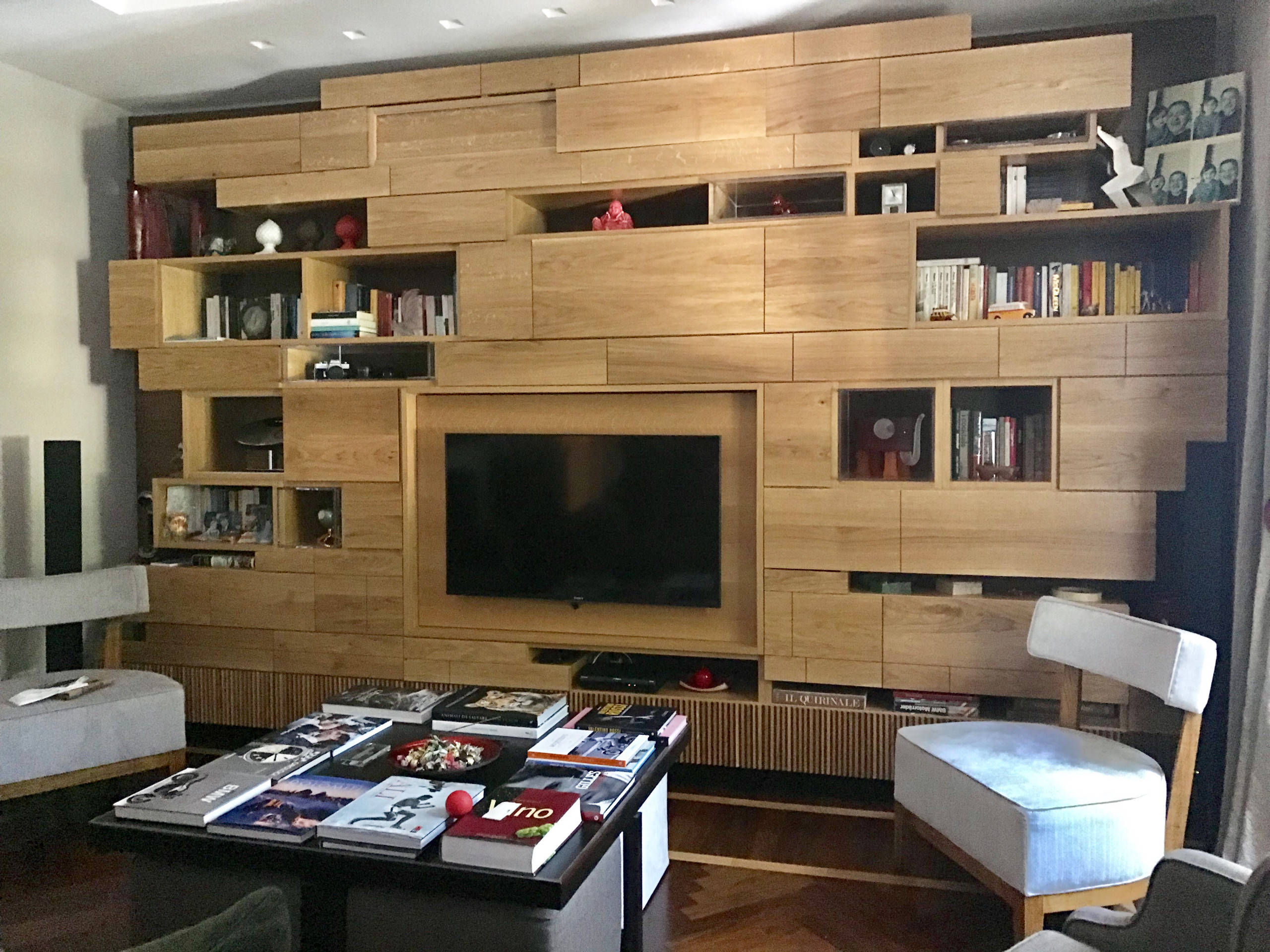 Librerie, pareti attrezzate, scaffali