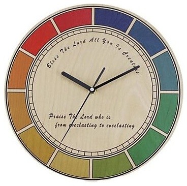 Originality Wall Clock Colourful Index Dial Mute LC1098