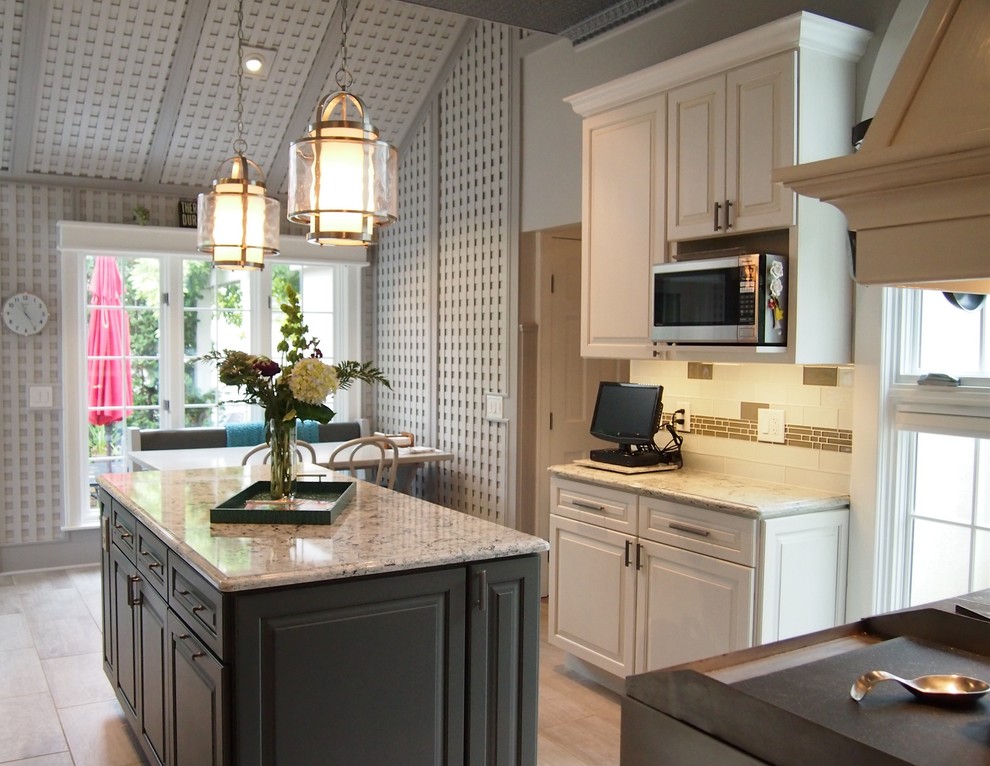 Transitional kitchen in Grand Rapids.