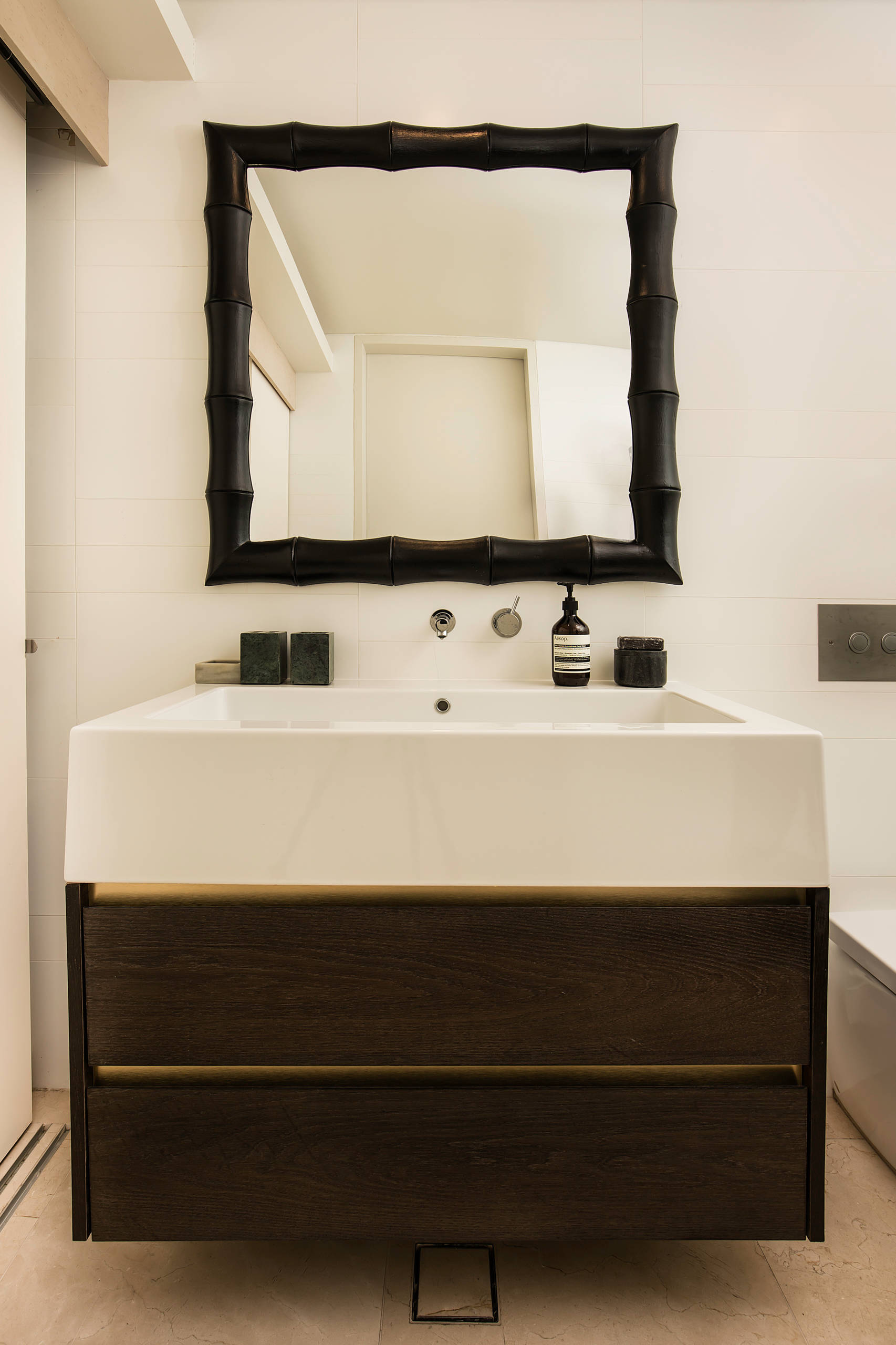 WIR and Dressing table . Brass finger pull