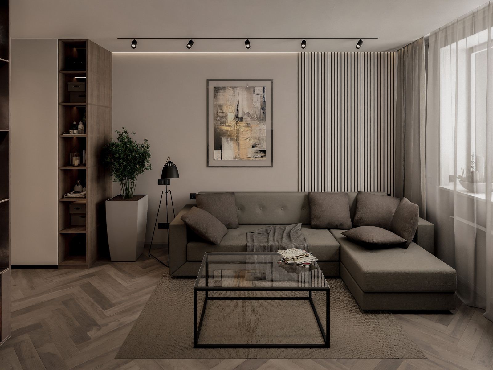 Дизайн-проект двухкомнатной квартиры 69 м2