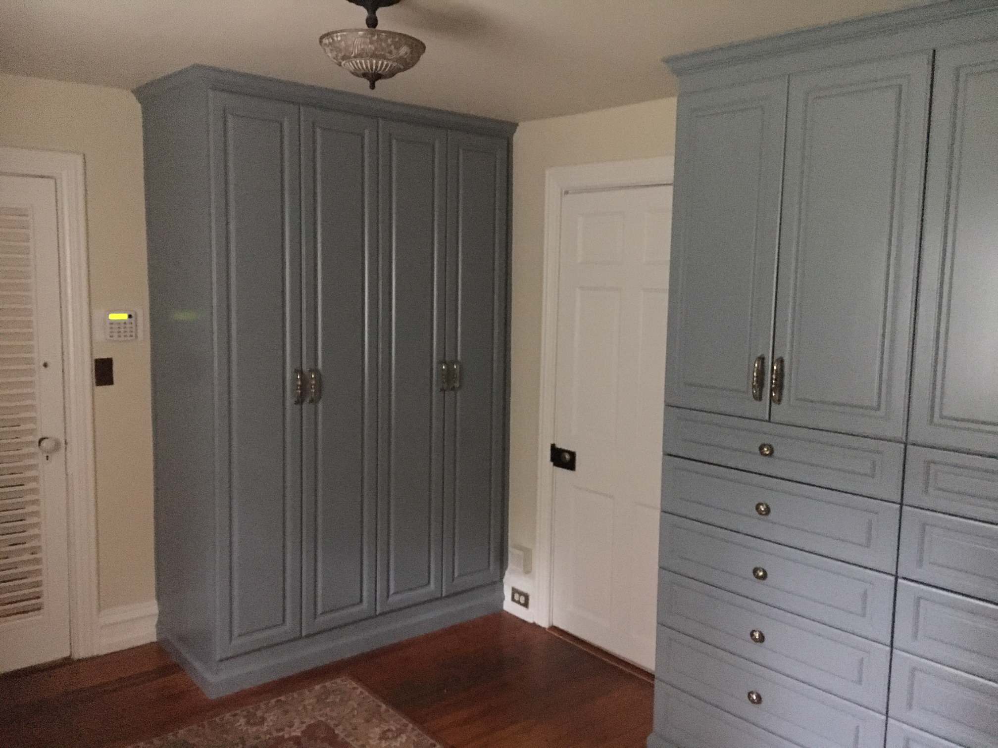 Painted Wardrobe units