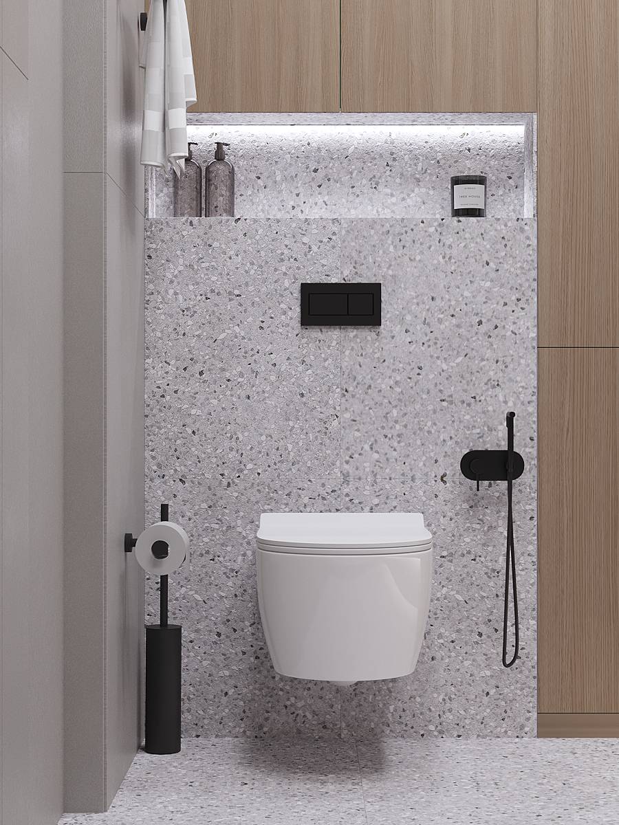 Ванная комната 4 кв.м. ЖК Европейский