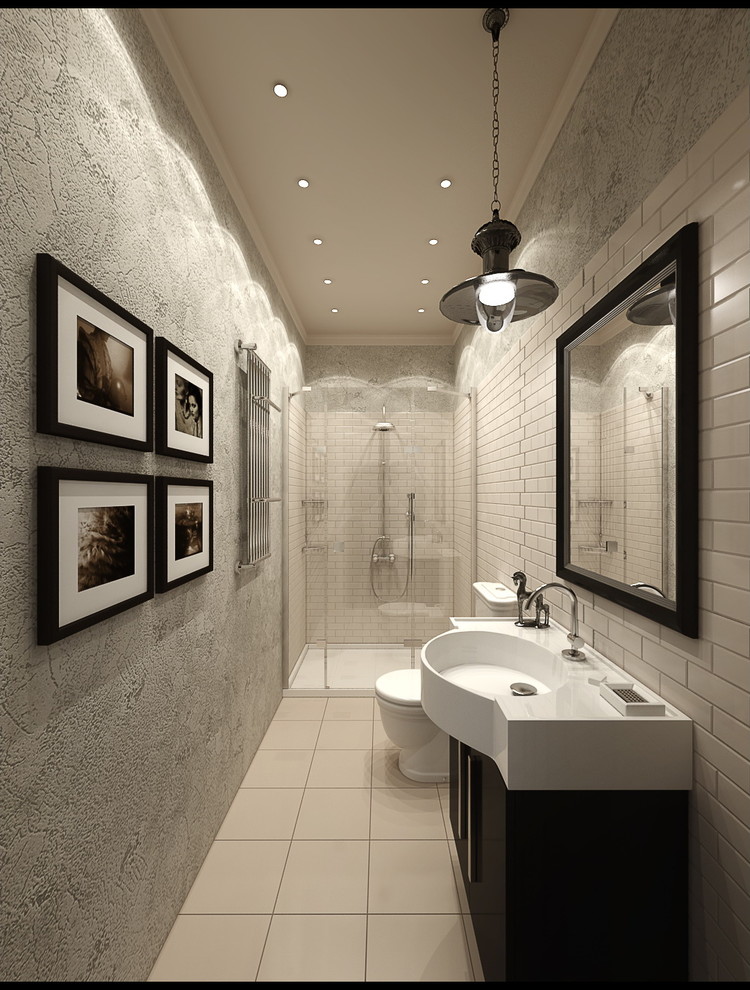 Townhouse. Moscow. New classic with rustic features