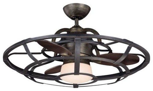 Alsace Caged Ceiling Fan By Savoy House