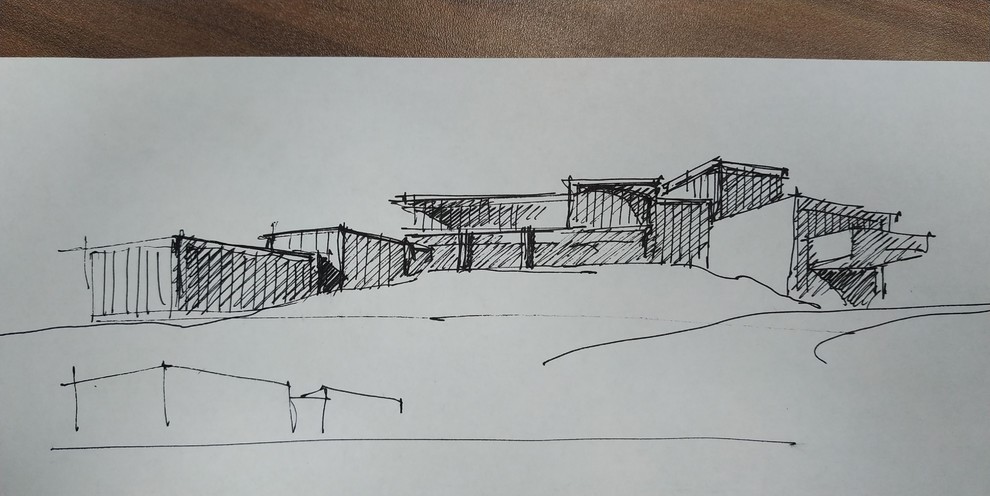 Предпроект, прорисовки, эскизы.