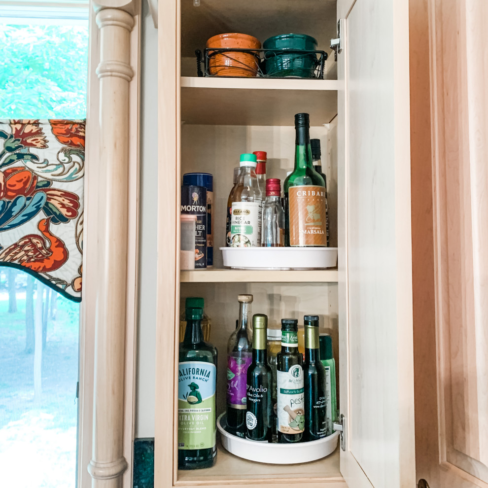 Organized Kitchen Cabinet