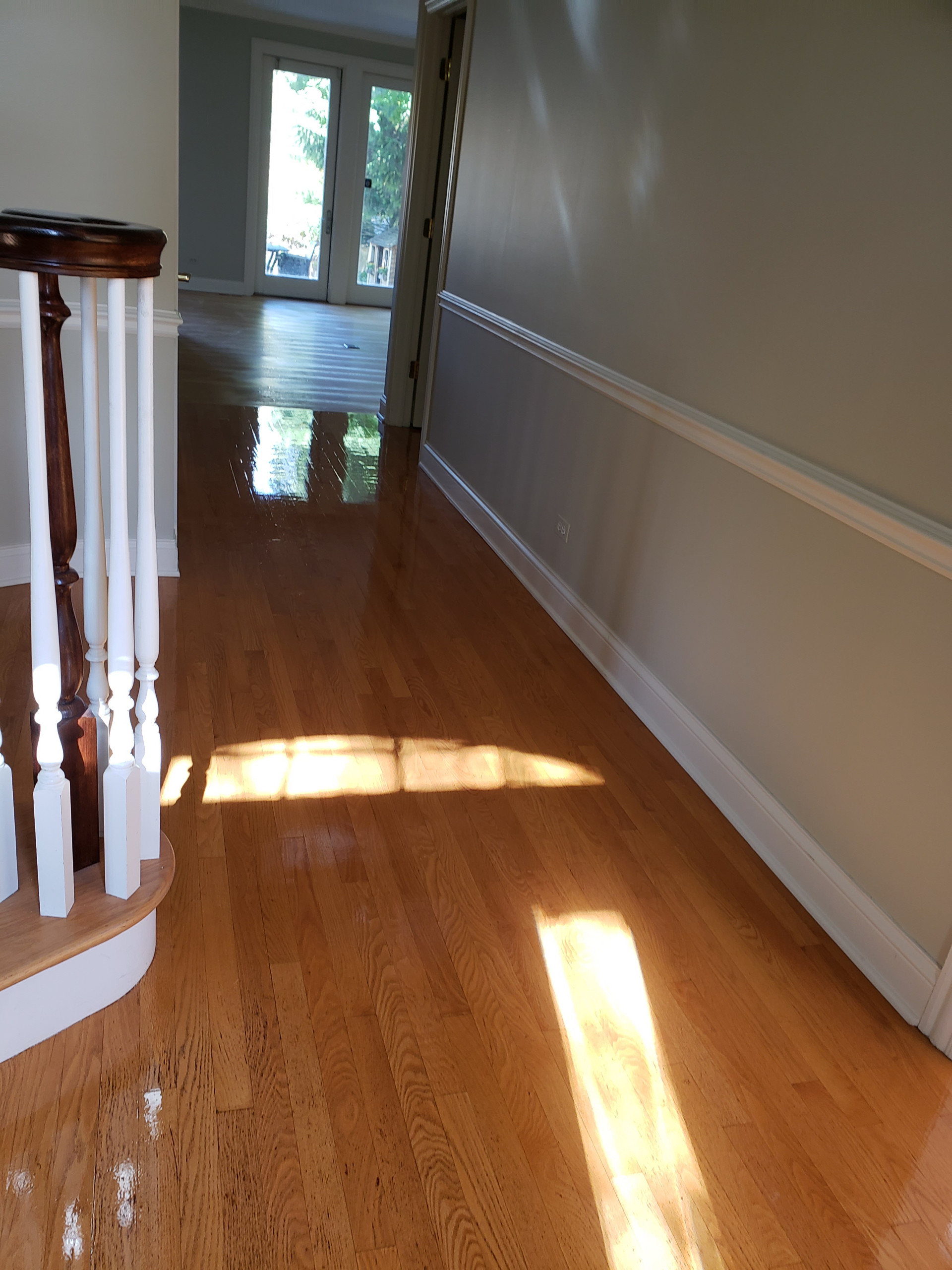 Winnetka, 2 and 1/4 red oak , natural matte polyurethane finish