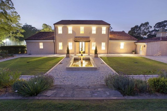 Paradou front elevation mediterranean-exterior