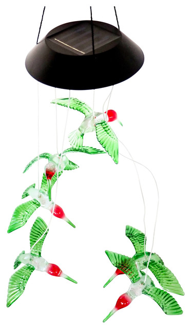Hummingbird Solar String Led Light Mobile Tropical Garden