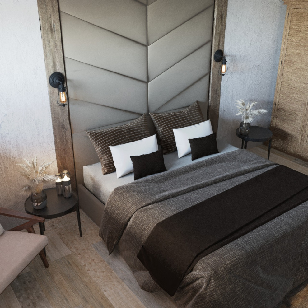 Дизайн проект интерьера номера Шале