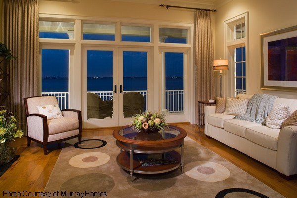 This is an example of a mediterranean family room in Tampa.